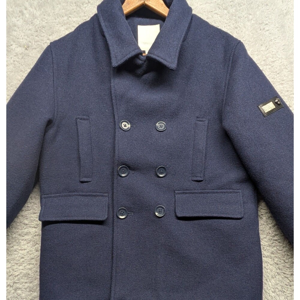 Diesel Peacoat Navy Jacket Wool Blend   Boys 14/16 Women's XS